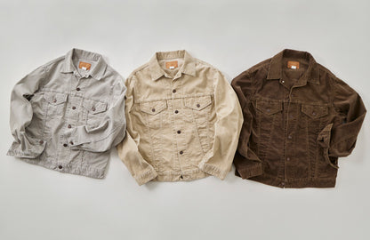 FAR EAST MANUFACTURING "FEM-G002" Trucker Jacket Corduroy FEM