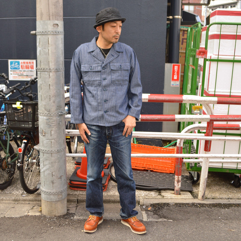 FAR EAST MANUFACTURING "Utility Shirt Herringbone" FEM