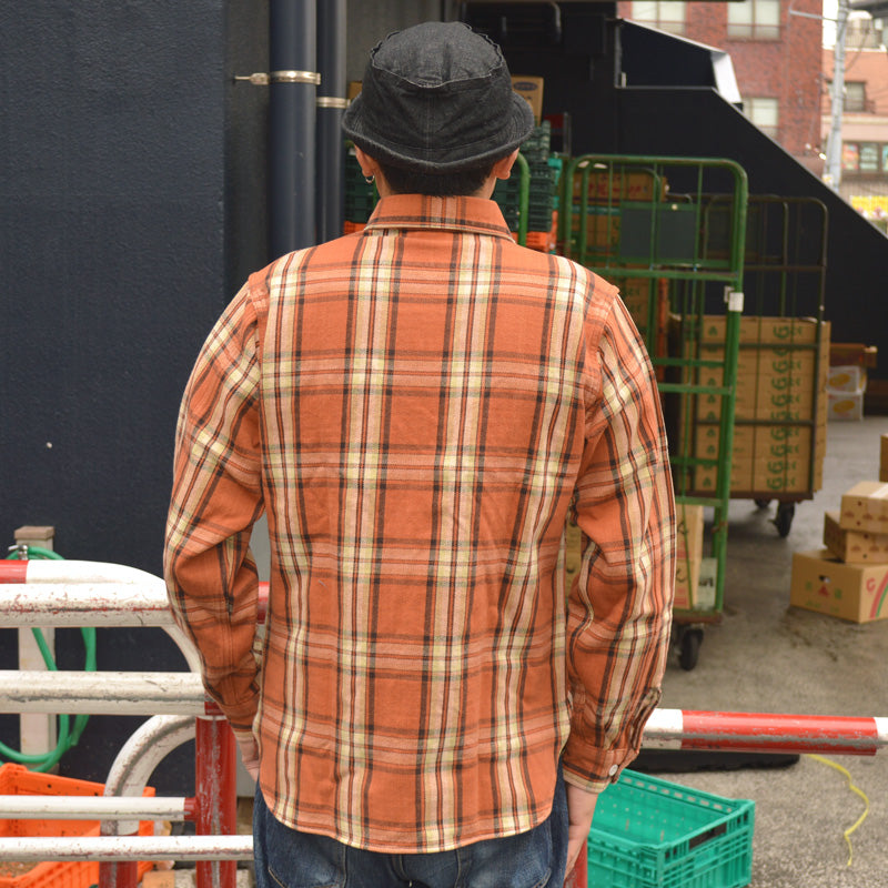 FAR EAST MANUFACTURING "01-000" Flannel Work Shirts/HEAVY FLANNEL PLAID
