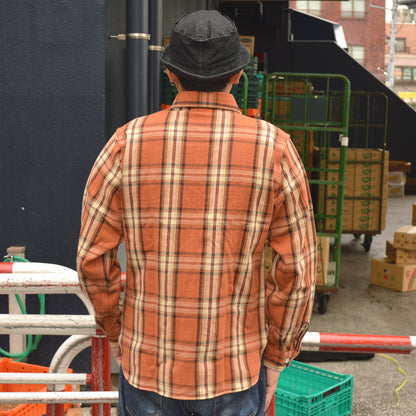 FAR EAST MANUFACTURING "01-000" Flannel Work Shirts/HEAVY FLANNEL PLAID