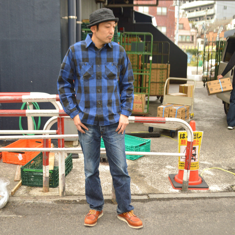 FAR EAST MANUFACTURING "01-001" Flannel Work Shirts/BUFFALO PLAID