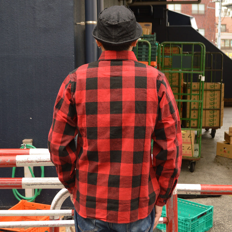 FAR EAST MANUFACTURING "01-001" Flannel Work Shirts/BUFFALO PLAID