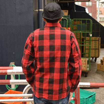FAR EAST MANUFACTURING "01-001" Flannel Work Shirts/BUFFALO PLAID