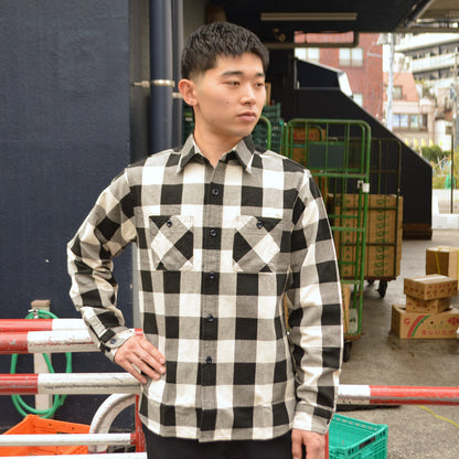 FAR EAST MANUFACTURING "01-001" Flannel Work Shirts/BUFFALO PLAID
