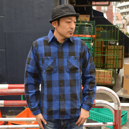 FAR EAST MANUFACTURING "01-001" Flannel Work Shirts/BUFFALO PLAID