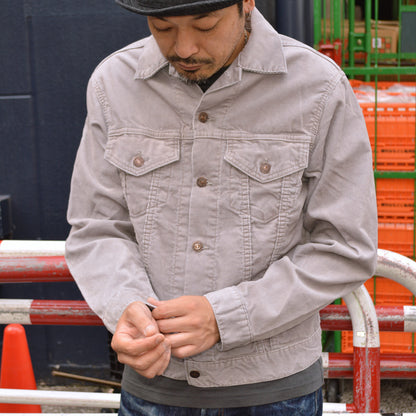 FAR EAST MANUFACTURING "FEM-G002" Trucker Jacket Corduroy FEM