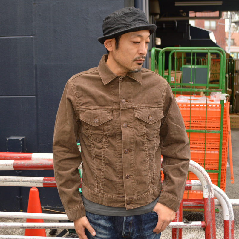 FAR EAST MANUFACTURING "FEM-G002" Trucker Jacket Corduroy FEM