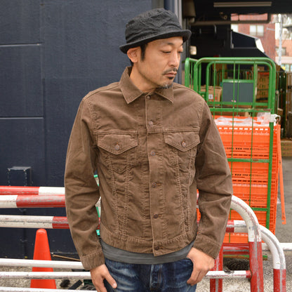 FAR EAST MANUFACTURING "FEM-G002" Trucker Jacket Corduroy FEM