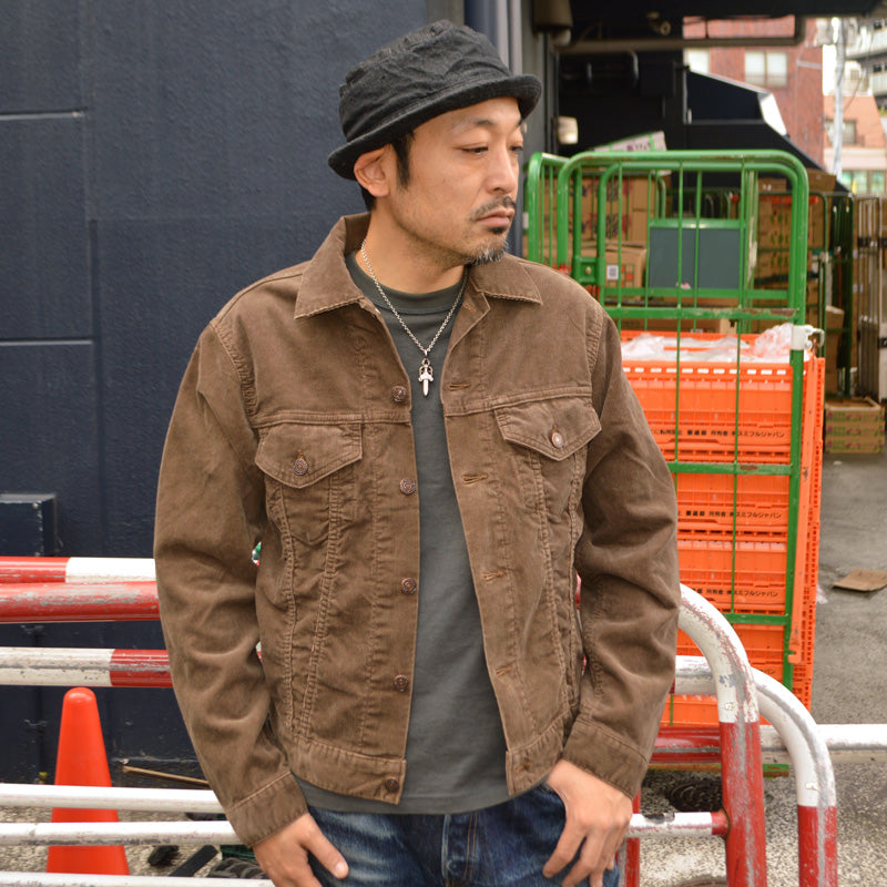 FAR EAST MANUFACTURING "FEM-G002" Trucker Jacket Corduroy FEM