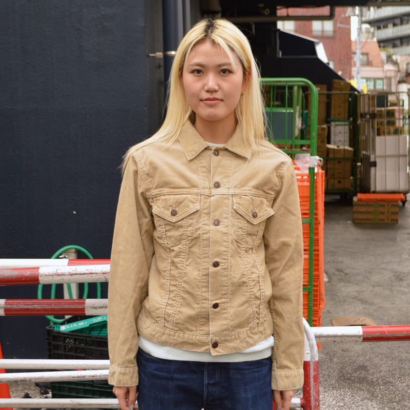 FAR EAST MANUFACTURING "FEM-G002" Trucker Jacket Corduroy FEM