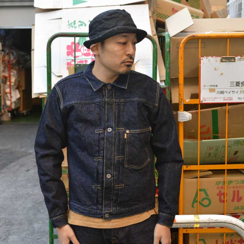 graphzero  "GZ-GJ1ST" 16oz JEAN JACKET WW2 1ST Right Hand