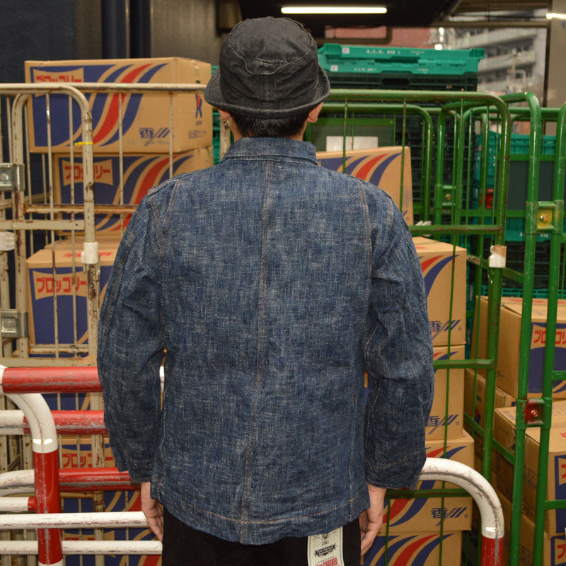 graphzero "GZ-KSCA-G.ID" 15oz Kasesome Coveralls (Hank Dyeing Coveralls)