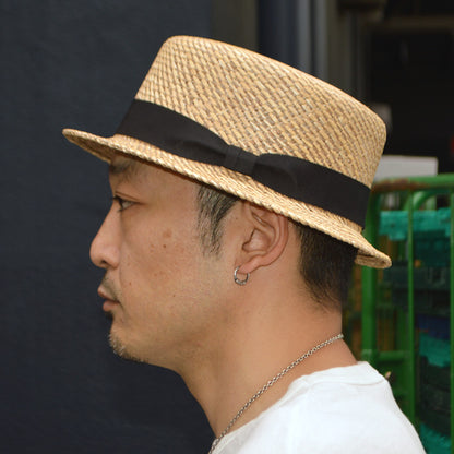HIGHER "HO26001" HORSE GRASS SHORT BRIM BOATER