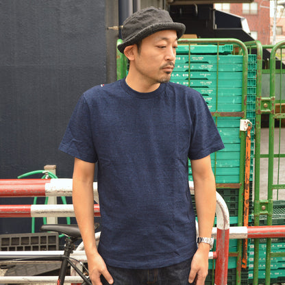 tanuki "HS5035S" Indigo Crew Neck Heavy T-shirt