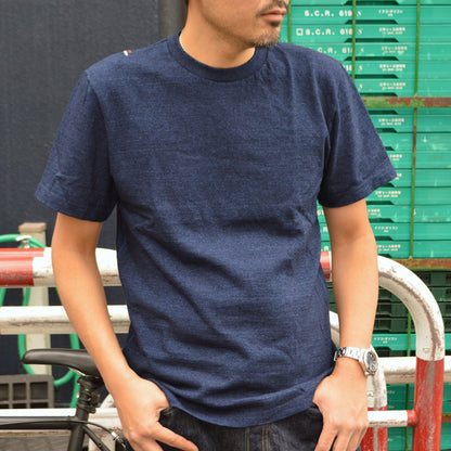 tanuki "HS5035S" Indigo Crew Neck Heavy T-shirt