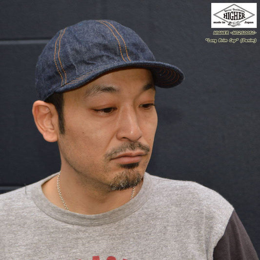 HIGHER "HO25005C" LONG BRIM CAP(Denim)
