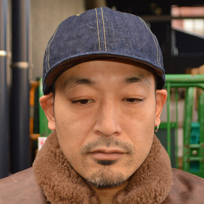 HIGHER ”HT25022” Denim×Blanket Lining Cap
