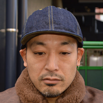 HIGHER ”HT25022” Denim×Blanket Lining Cap