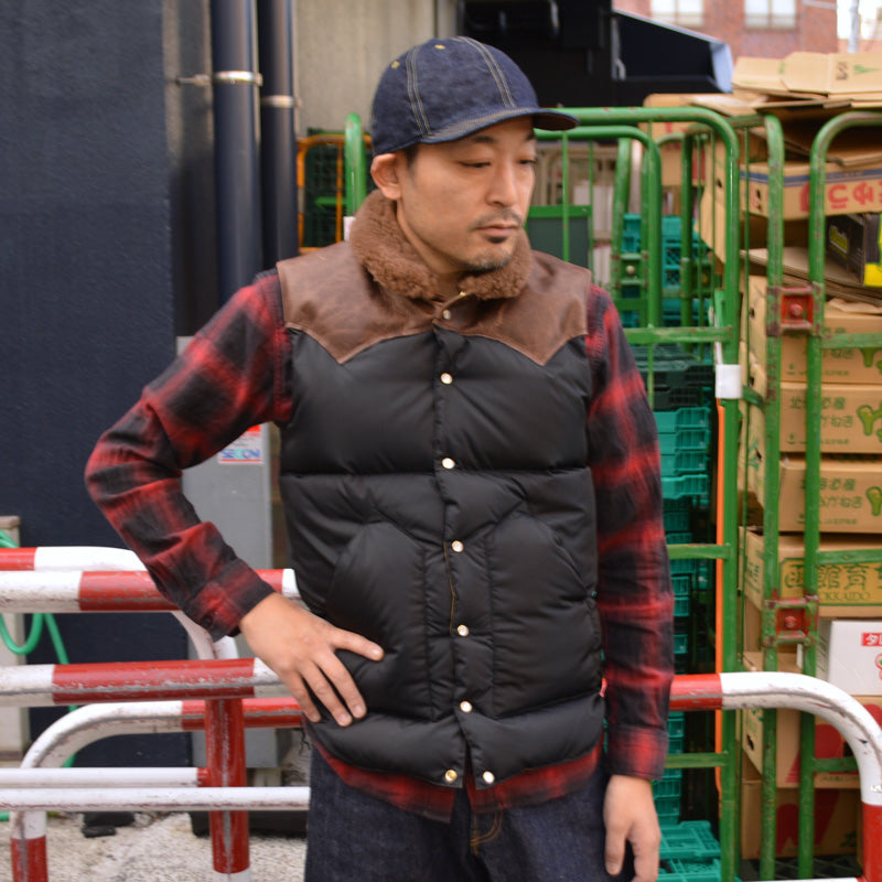 HIGHER ”HT25022” Denim×Blanket Lining Cap