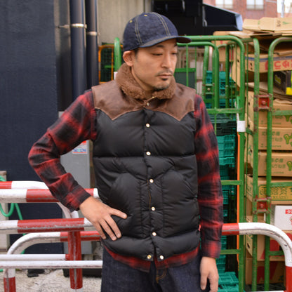 HIGHER ”HT25022” Denim×Blanket Lining Cap