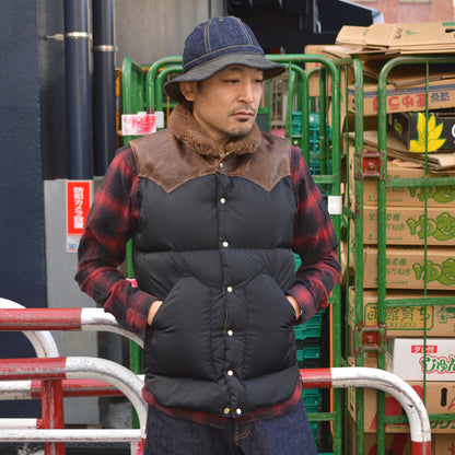 HIGHER ”HT25025” Denim × Blanket Lining Hat