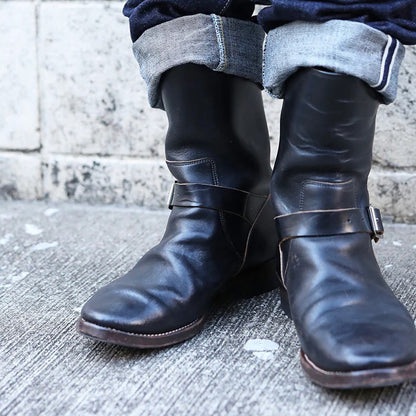JELADO the BOOTED "JB94901" ENGINEER BOOT BLACK(Brown core)