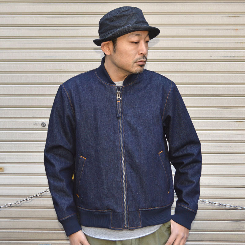 JAPAN BLUE JEANS "JBOT1307" 13oz Denim Bomber Jacket