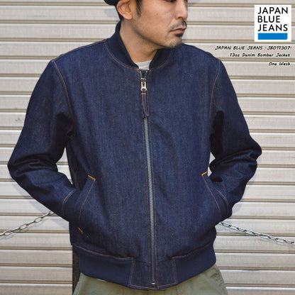 JAPAN BLUE JEANS "JBOT1307" 13oz Denim Bomber Jacket