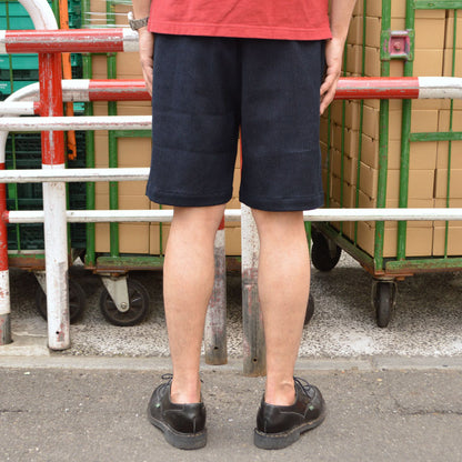 JAPAN BLUE JEANS "JBSP1004" 11oz Indigo Sashiko Jaguard Tuck Shorts