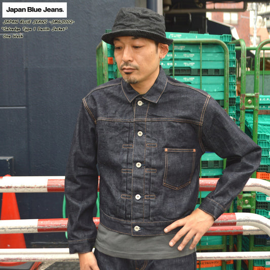 JAPAN BLUE JEANS "JMGJ1102" Selvedge Type1 Denim Jacket 16oz