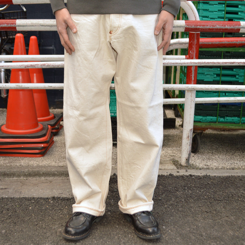 BIG JOHN "M1012RC" GR LABEL WILD DUCK JEANS Natural