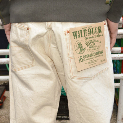BIG JOHN "M1012RC" GR LABEL WILD DUCK JEANS Natural