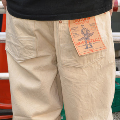 BIG JOHN "M101-66" 13oz WAIST OVERALL NATURAL