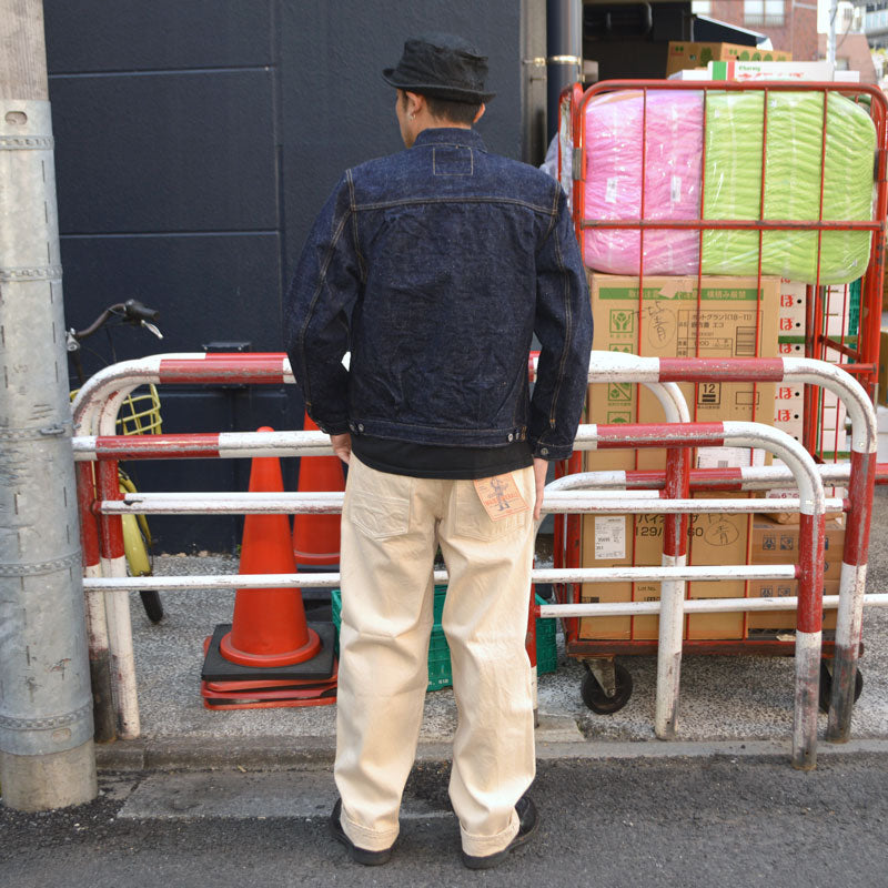 BIG JOHN "M101-66" 13oz WAIST OVERALL NATURAL