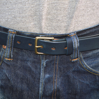 MOMOTARO JEANS ”MMGD1003” LEATHER BELT -BENZ