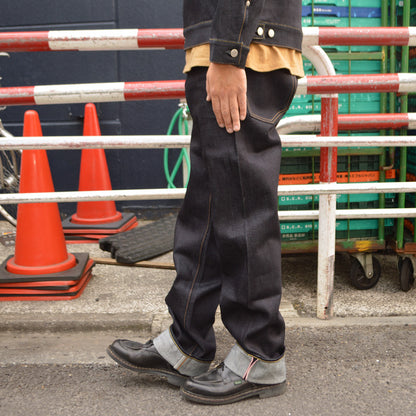 MOMOTARO JEANS "MMJB0100" #100 STANDARD STRAIGHT BUTTON 14.7oz