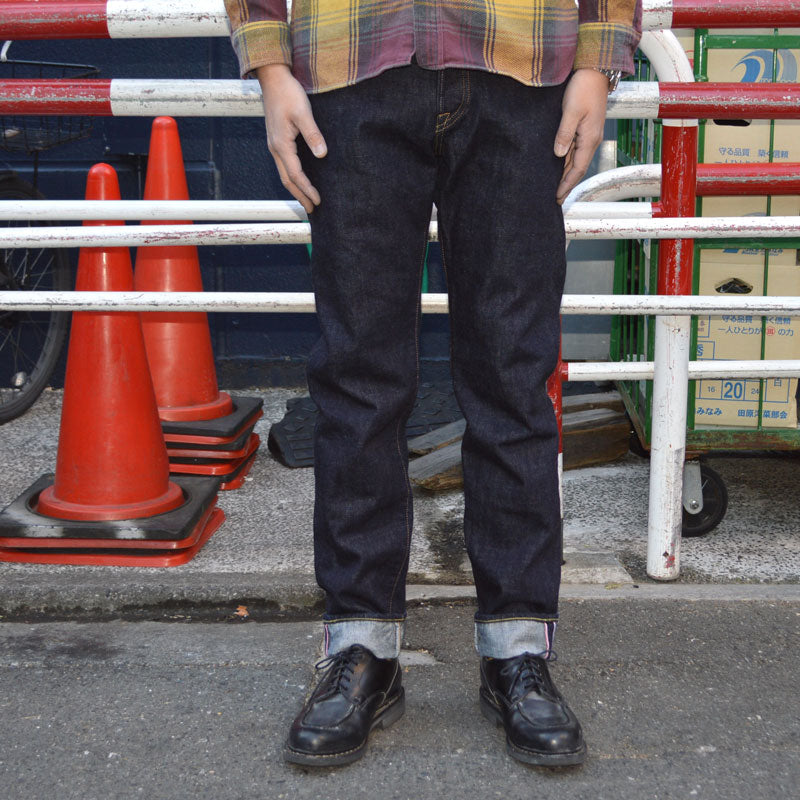 MOMOTARO JEANS "MMJB0201" #200 CLASSIC TAPERED BUTTON 15.7oz