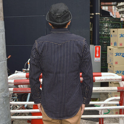 BIG JOHN、MS004E、10oz Selvedge Wabash Western Shirt