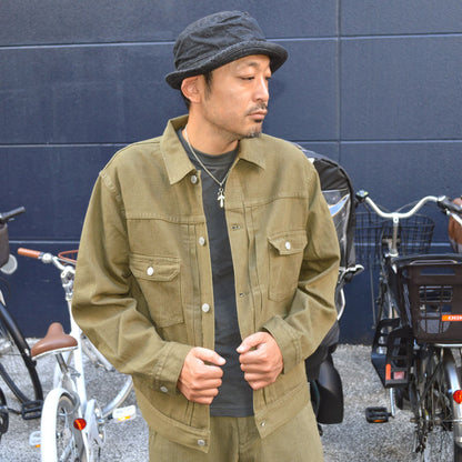 MOMOTARO JEANS "MXGJ1003" 10.5oz Selvedge Green Denim Jacket