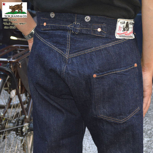 Black Friday!! 20%OFF!! TCB jeans "No.2 Jeans 1890" 11.4oz Jeans