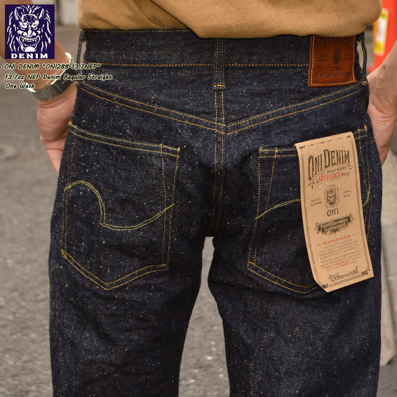 ONI DENIM "ONI-288-13.7NEP" 13.7oz NEP Denim Regular Straight