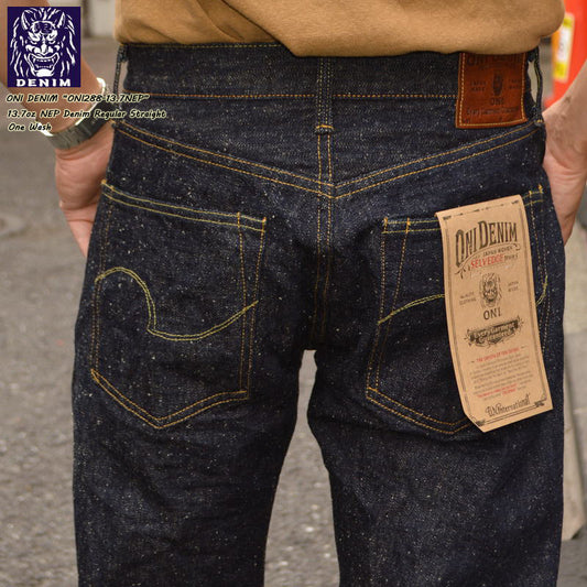ONI DENIM "ONI-288-13.7NEP" 13.7oz NEP Denim Regular Straight