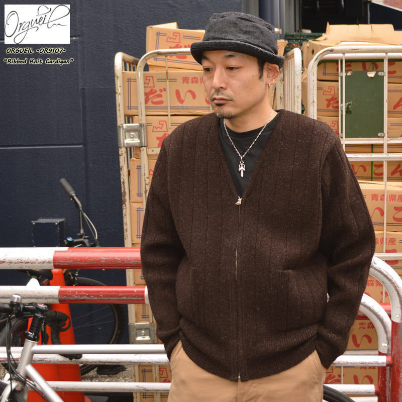 ORGUEIL "OR-9107" Ribbed Knit Cardigan