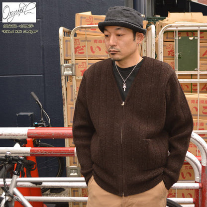 ORGUEIL "OR-9107" Ribbed Knit Cardigan