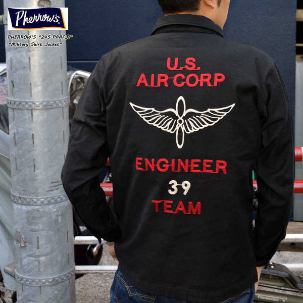 PHERROW'S "24S-PAAFJ1" Military Shirt Jacket