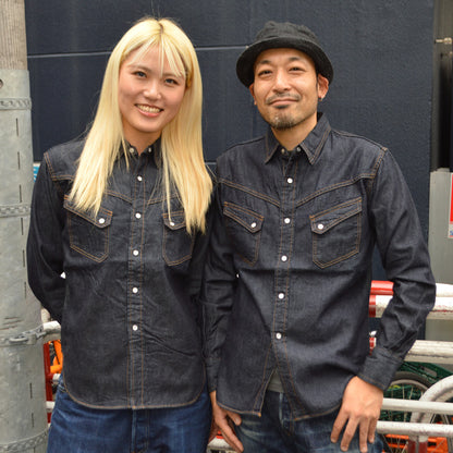 TCB jeans "Ranchman Shirt Denim" Denim Western Shirt