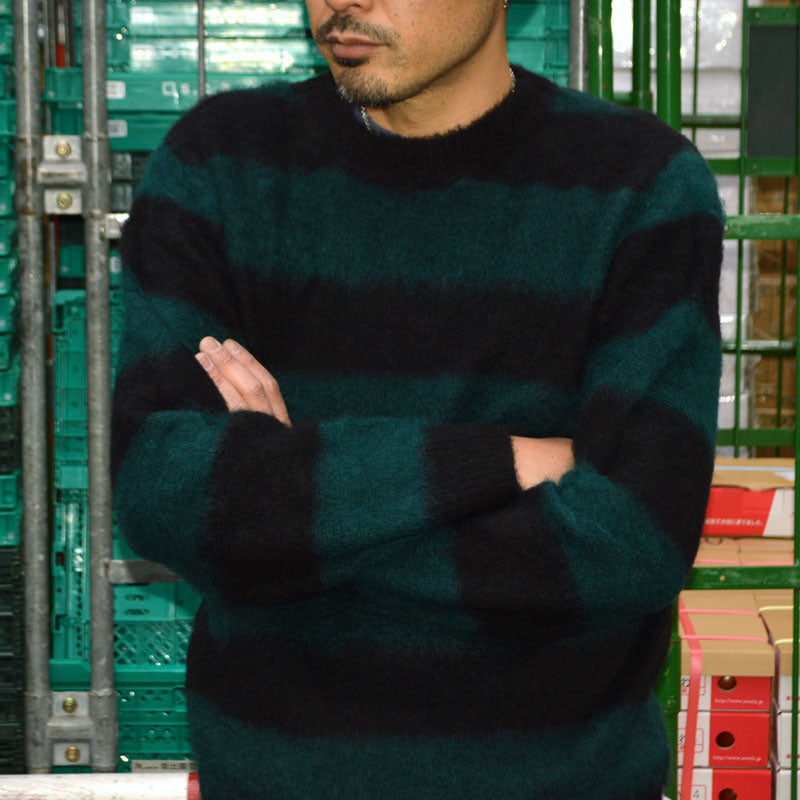 JELADO "RG03823" Crew neck mohair knit　Lithium