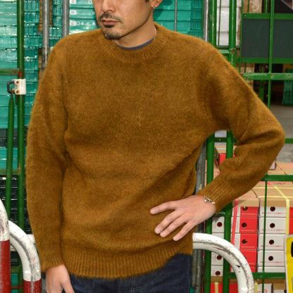 JELADO "RG03823" Crew neck mohair knit　Lithium