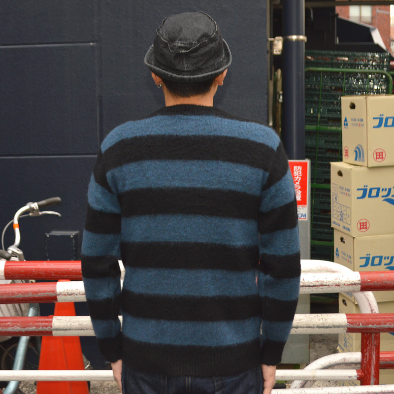 JELADO "RG13839" Crew neck mohair knit "Lithium"