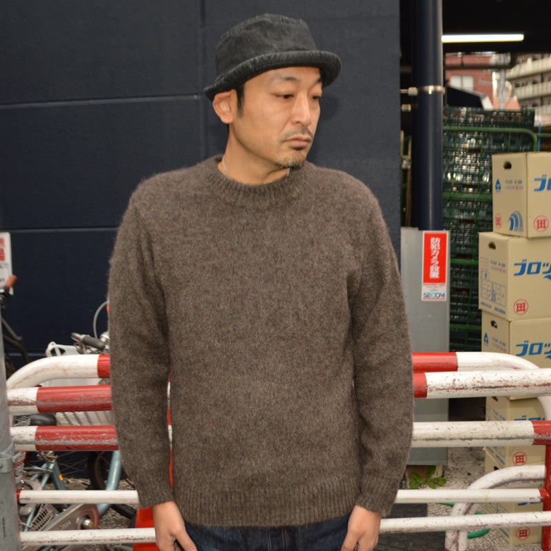 JELADO "RG13839" Crew neck mohair knit "Lithium"